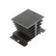 Heatsink: extruded Y for one phase solid state relays black