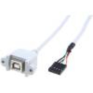 Adaptér USB 2.0 USB B zásuvka,kolíkový konektor 5pin 1,5m