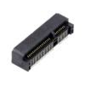 Konektor PCI Express mini vodorovné SMT zlacený PIN:52 0,5A