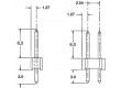 Kolíková lišta kolíkové vidlice PIN:12 přímý 2,54mm THT 2x6