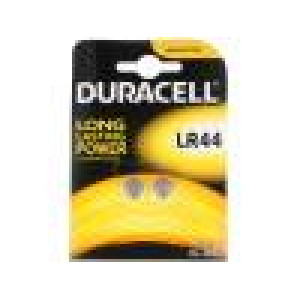 Baterie: alkalická 1,5V LR44,R1154,knoflíkové Počet čl:2