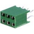 Zásuvka kolíkové HV-100 zásuvka PIN:6 přímý 2,54mm THT 2x3