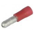 Konektor kulatý kolík Ø:4mm 0,5÷1,5mm2 krimpovací na kabel