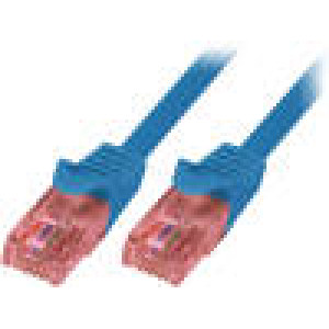 Patch kabel U/UTP 6 propojení 1:1 licna Cu LSZH modrá 3m