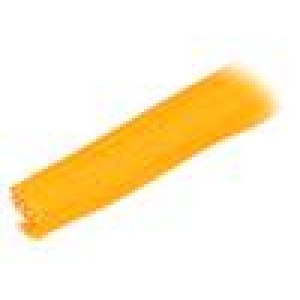 G1303/4-OR007 Polyesterové opletení polyester Dél:15,24m oranžová UL94V-0