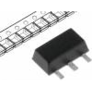 BSS192PH6327FTSA1 Tranzistor: P-MOSFET unipolární -250V -190mA 1W PG-SOT89