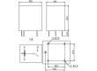 S7-12-1A Relé elektromagnetické SPST-NO Ucívky:12VDC 15A/125VAC 360mW