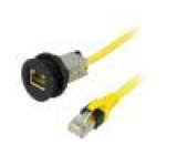 Zásuvka RJ45 22mm IP20 barva černá -25÷70°C Øotv: Ø22,3mm