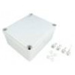 Kryt: univerzální X: 137mm Y: 160mm Z: 77mm šedá IP55 na omítku