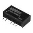 AM2D-0505DZ Převodník: DC/DC 2W Uvst:4,5÷5,5V Uvýst:5VDC Uvýst2:-5VDC