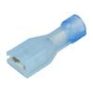 Konektor plochý 4,8mm 0,5mm zásuvka 1,31÷2,08mm2 krimpovací