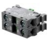 Kontaktní prvek NO x2 6A/240VAC 5A/24VDC 22mm čelní upevnění