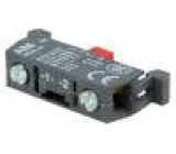 Contact block, microswitch NC 22mm front fixing