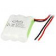 Akum: Ni-MH AA 3,6V 1600mAh Výv: vodiče 250mm 43,8x52,2x14,8mm