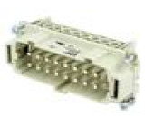 Konektor hranatý Pouz: velikost H-B 16 Řada: EPIC vidlice 500V