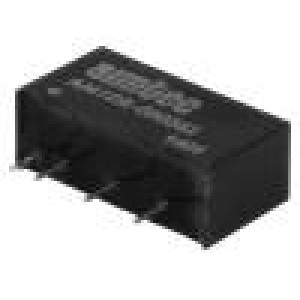 AM1DR-0503SZ Převodník: DC/DC 1W Uvst:4,5÷5,5V 3,3VDC Ivýst:300mA SIP7