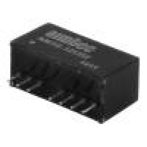 AM1G-1212SZ Převodník: DC/DC 1W Uvst:9÷18V 12VDC Ivýst:83mA SIP8 3,96g