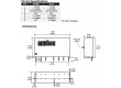 AM2GH-2405DZ Převodník: DC/DC 2W Uvst:9÷36V Uvýst:5VDC Uvýst2:-5VDC SIP8