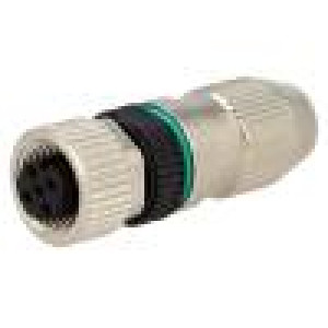 Konektor M12 zásuvka PIN:4 přímý kód A-DeviceNet / CANopen