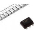 NTZD3155CT1G Tranzistor: N-MOSFET unipolární 20V -310/390mA 250mW SOT563-6