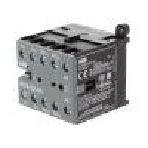 Stykač: 4-pólový NC x2 + NO x2 24VDC 6A BC6 šroubové svorky