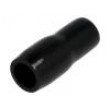 Kryt 10mm2 pro trubková kabelová oka 21mm barva černá