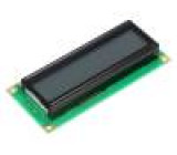 Zobrazovač: LCD alfanumerický STN Positive 16x2 šedá LED