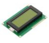 Zobrazovač: LCD alfanumerický STN Positive 16x4 zelená LED
