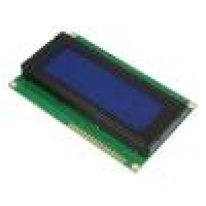 Zobrazovač: LCD alfanumerický STN Negative 20x4 modrá LED