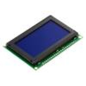 Zobrazovač: LCD grafický STN Negative 128x64 modrá LED