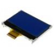 Zobrazovač: LCD grafický COG, STN Negative 128x64 modrá LED