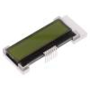 Zobrazovač: LCD alfanumerický COG, STN Positive 16x2 zelená