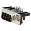 D-Sub PIN: 9 zásuvka vidlice na PCB úhlové 90° THT UNC4-40