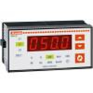 Panelový měřič výkonu LED V AC:35÷660V I AC:0,05÷5,75A