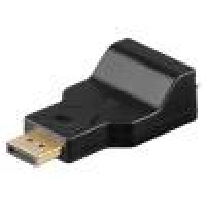 Adaptér D-Sub 15pin HD zásuvka, DisplayPort vidlice