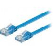 Patch cord U/UTP 6 lanko Cu PVC modrá 1,5m 32AWG