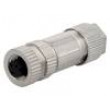 Zástrčka M12 PIN:3 zásuvka kód A-DeviceNet / CANopen IP67