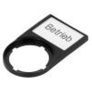 Bezel with description label Man.series: M22 30x50mm