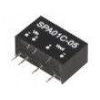SPA01C-05 Převodník: DC/DC 1W Uvst:36÷75V 5VDC Ivýst:20÷200mA SIP6 3g