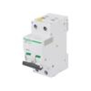 Jistič 400VAC Ijmen: 6A Póly: 1+N DIN Průběh: C 10kA IP20 iC60H