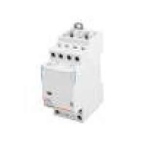 Stykač: 4-pólový instalační NO x4 230VAC 25A SM400