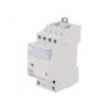 Stykač: 4-pólový instalační NC x4 230VAC 25A SM400