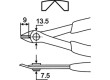 Kleště boční, ke stříhání, precizní 125mm