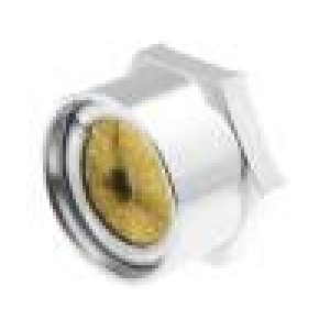 Matice s uzemněním M20 mosaz nikl 24mm -70÷200°C