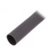 Teplem smrštitelná trubička tenkostěnné 3:1 6mm L:30m černá