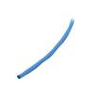Teplem smrštitelná trubička tenkostěnné 3: 1 6mm L: 30m modrá