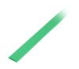 Teplem smrštitelná trubička tenkostěnné 3: 1 9mm L: 30m zelená