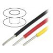 Kabel UL1007,UL1569,VW-1 licna Cu 16AWG červená PVC 300V