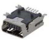 Zásuvka USB B mini na PCB SMT PIN:5 vodorovné V: USB 2.0 1A