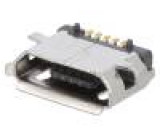 Zásuvka USB B micro na PCB SMT PIN:5 vodorovné V: USB 2.0
